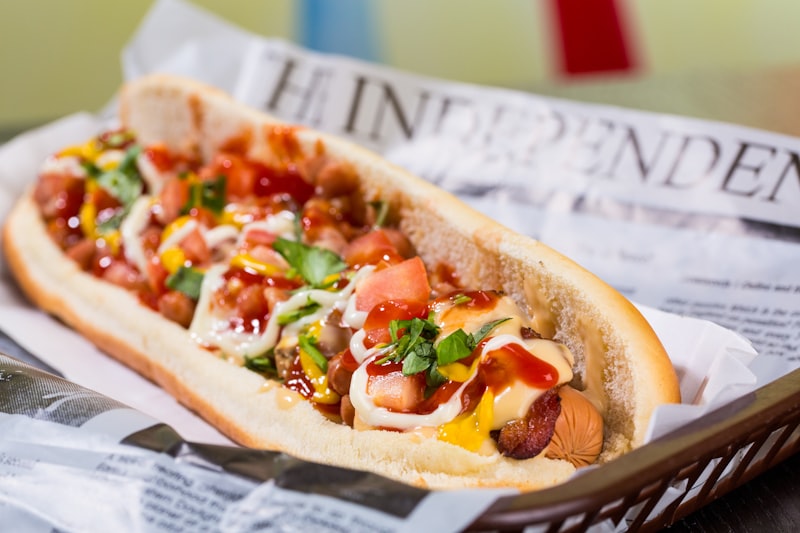 Paneer Hot Dog